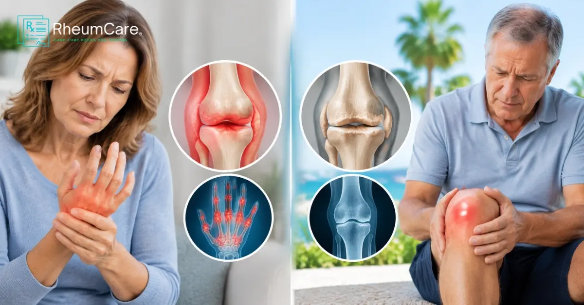 Rheumatoid Arthritis vs Osteoarthritis - How to Tell the Difference