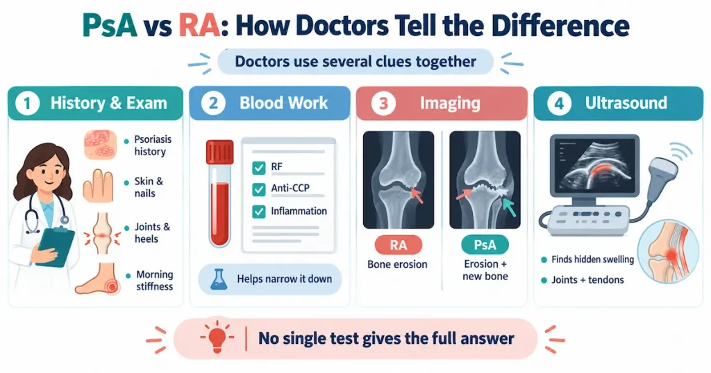 How Do Doctors Tell PsA and RA Apart?