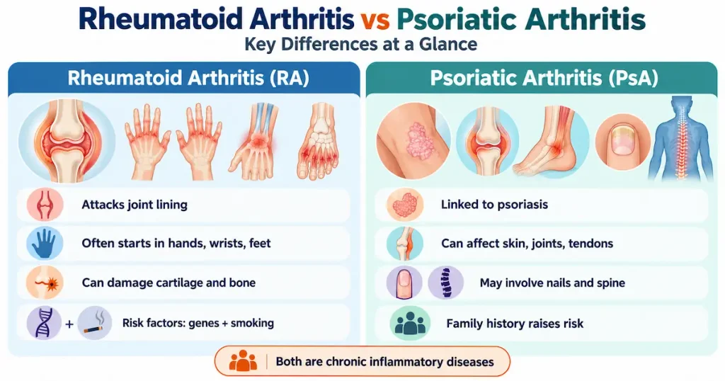Understanding Rheumatoid Arthritis and Psoriatic Arthritis